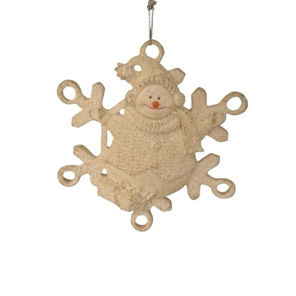 Snowman In Snowflake White 5